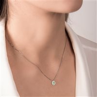 Collana Mirco Visconti Donna in Oro bianco Smeraldo 0.29 Ct LF458/B5S - LF458/B5S